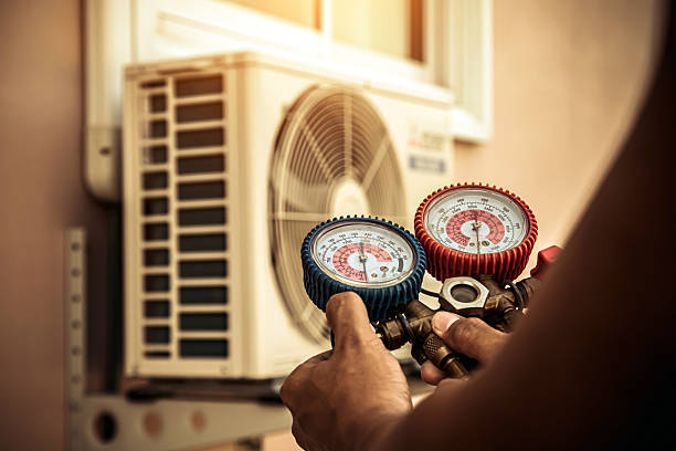 Professional Ductwork Repair technician working in Franktown, CO